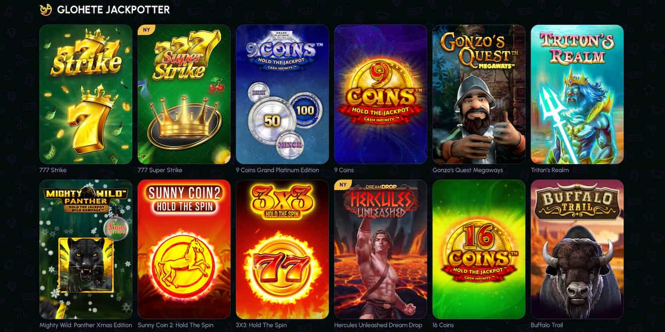 nova jackpot glohete jackpotter
