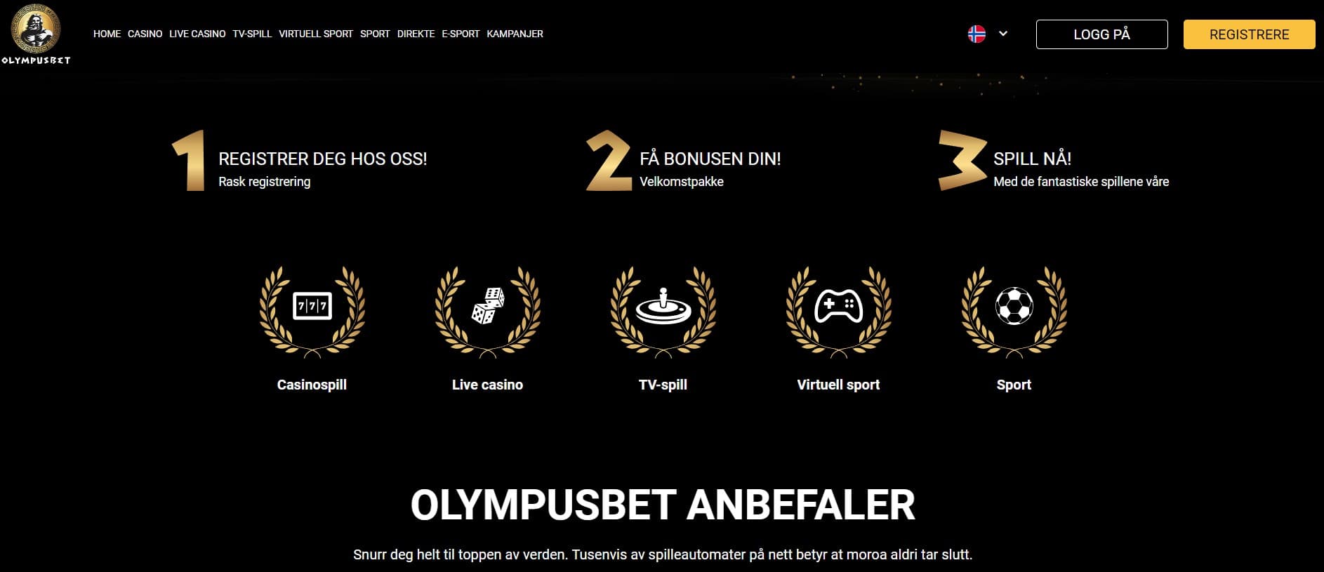 olympusbet casino hovedside