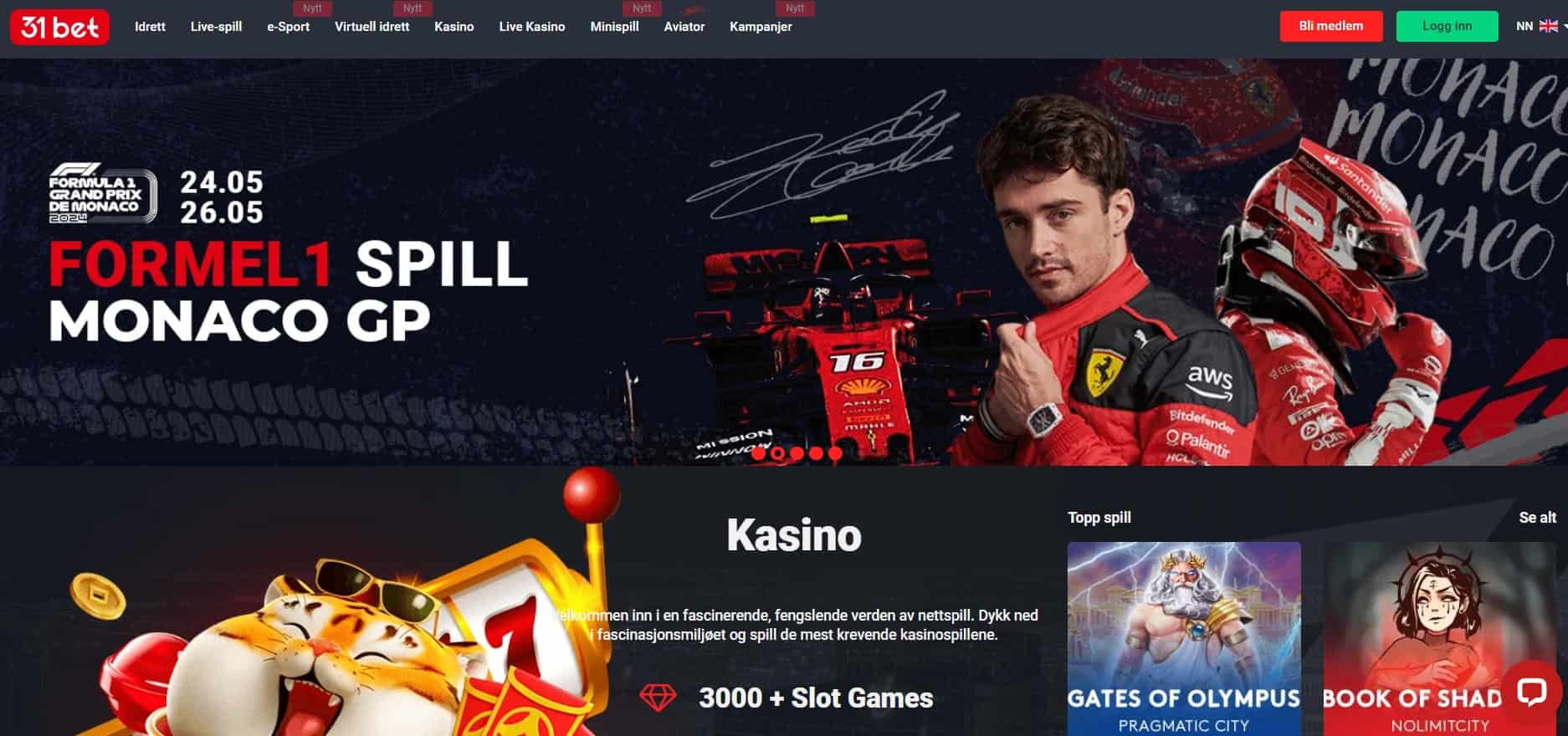 31bet casino hovedside