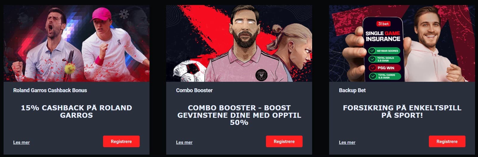 31bet casino kampanjer