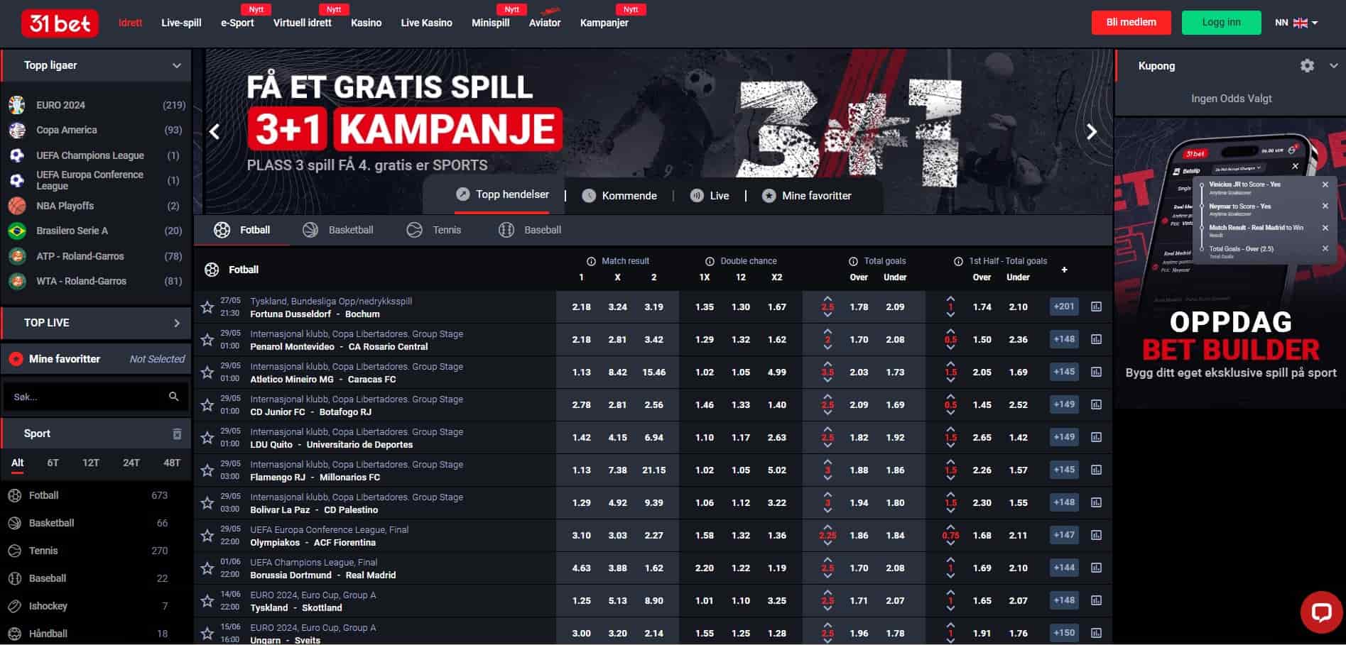 31bet casino sport