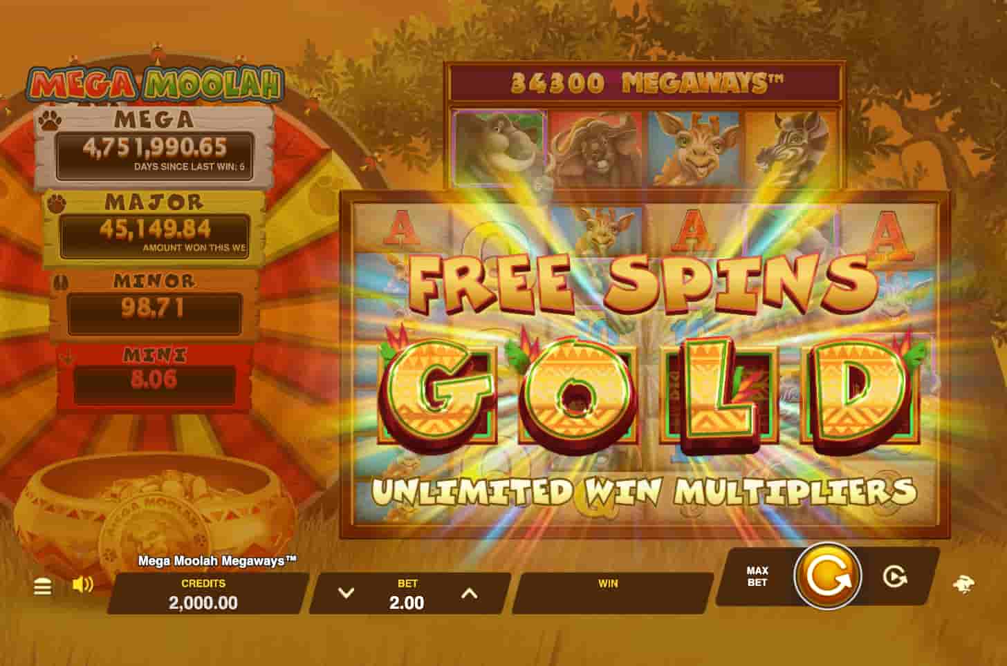 Mega Moolah Megaways screenshot 5