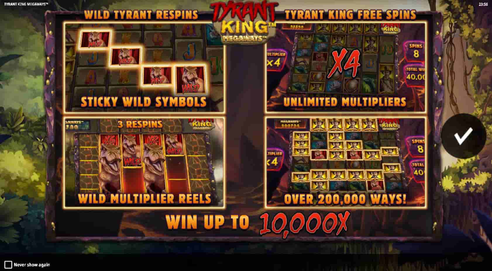 Tyrant King Megaways screeenshot 5