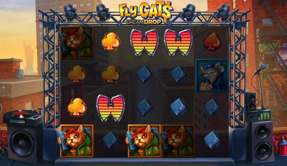 fly cats dream drop play