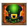 5 pots o riches symbol green top hat
