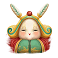 dragons luck sumbol asian doll