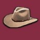 silver bullet slot symbol hat
