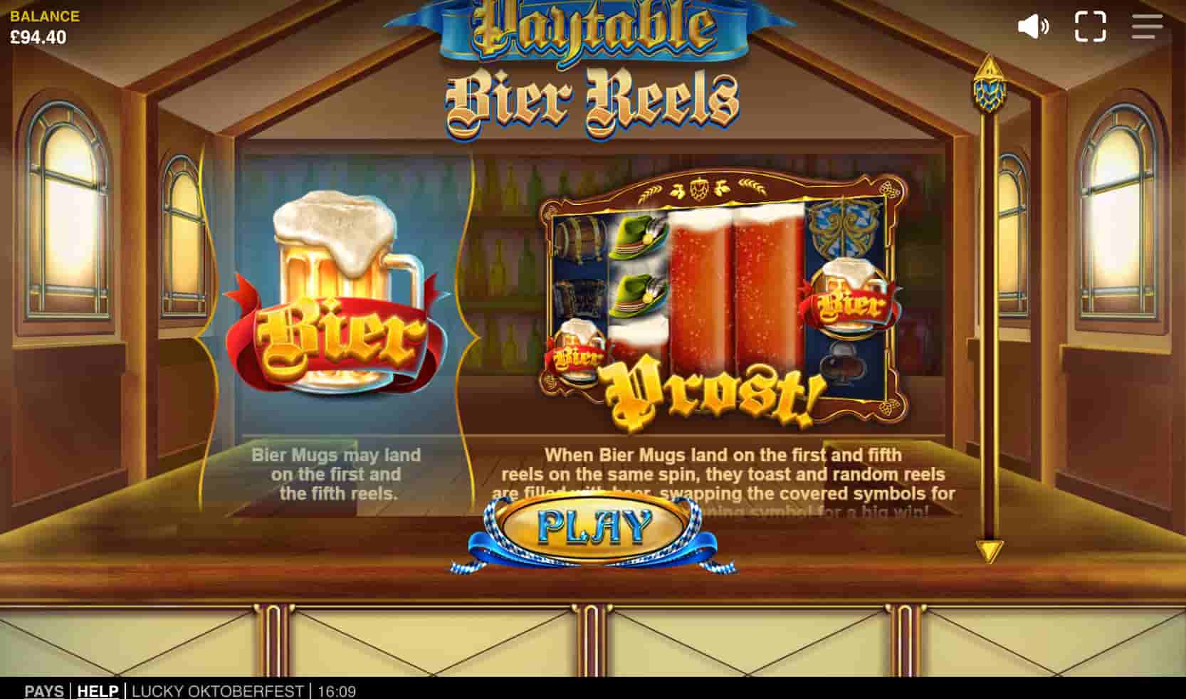 Lucky Oktoberfest slot screenshot 5
