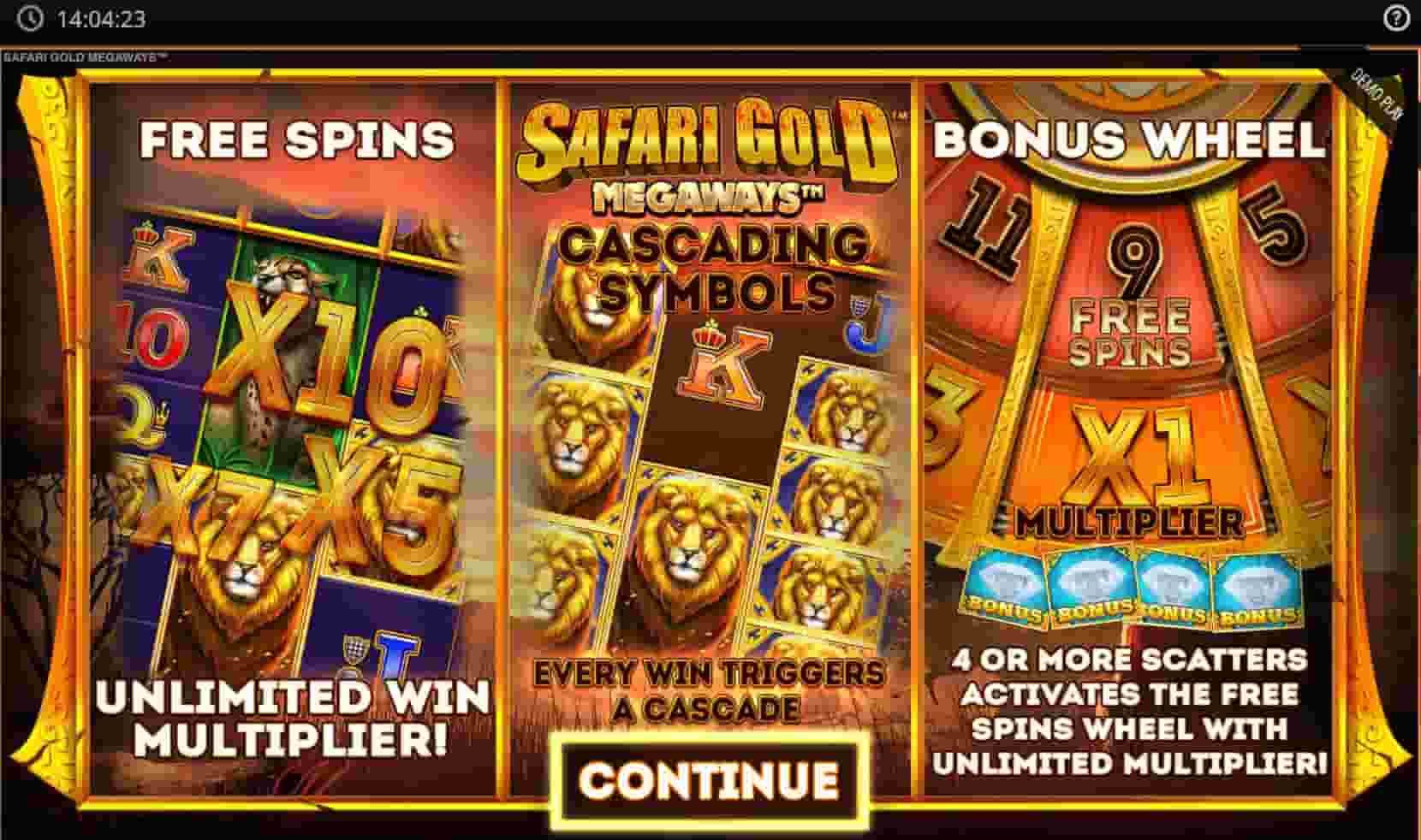 Safari Gold Megaways screenshot 4