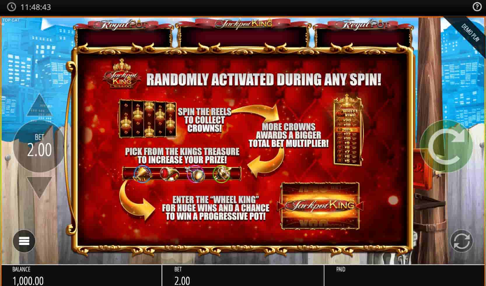 Top Cat Most Wanted slot screenshot 5
