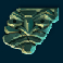 Dark Green Aztec Mask