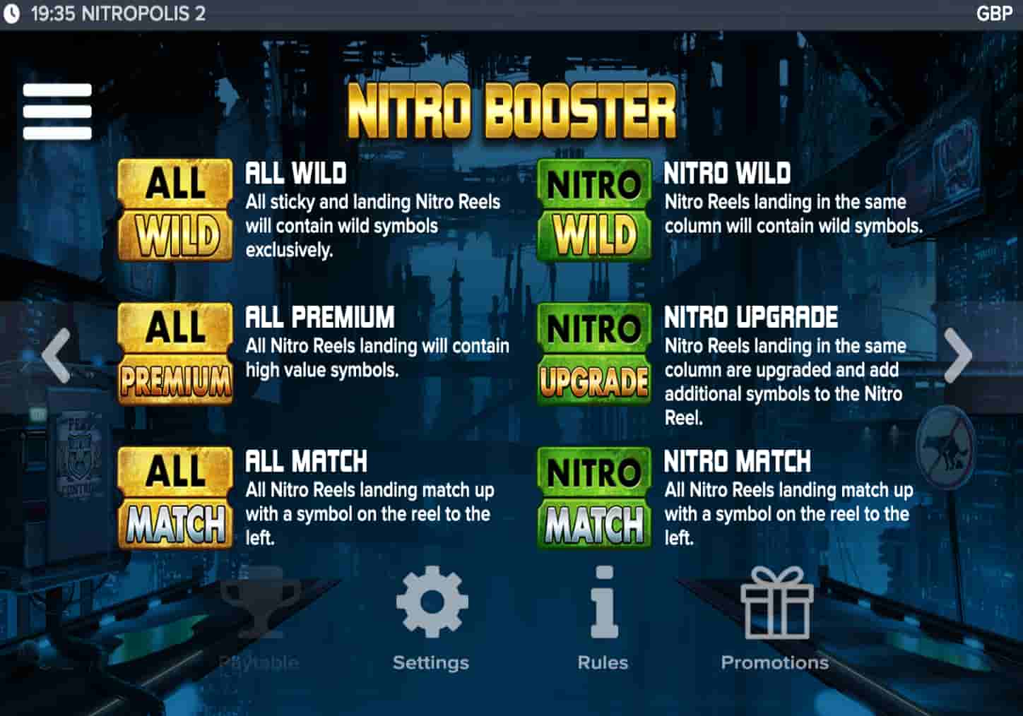 Nitropolis 2 screenshot 5