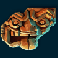 Orange Aztec Mask