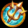 7x7 zeus trident symbol