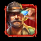 jackpot hunter mannlig eventyrer symbol