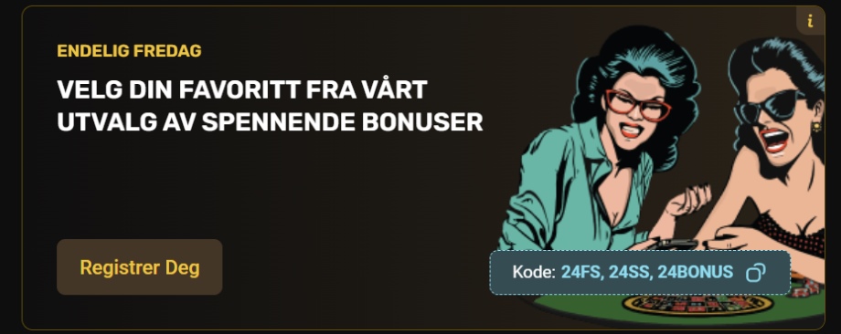 24casino endelig fredag
