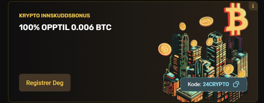 24casino krypto velkostbonus