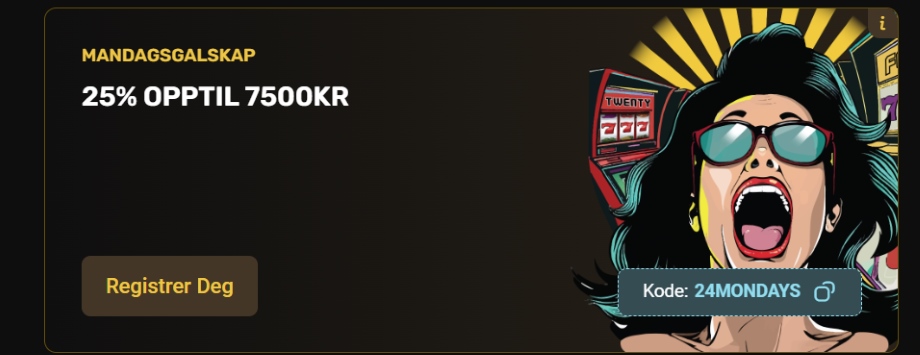 24casino mandagsgalskap