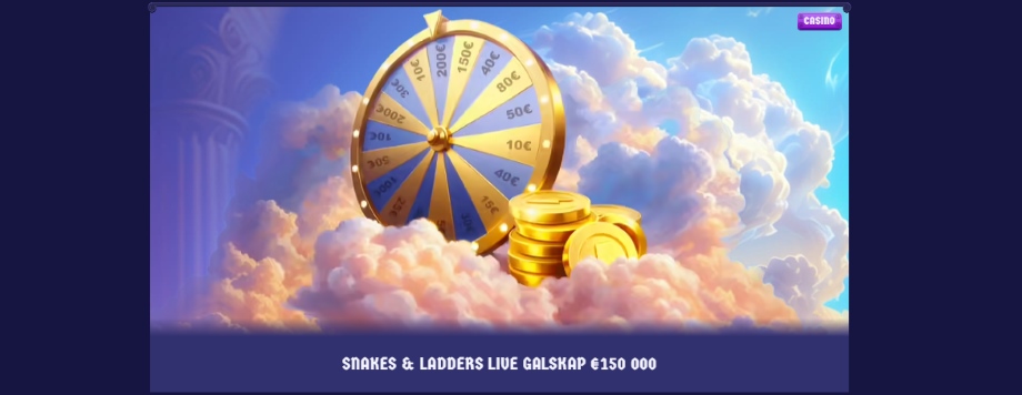 zeuswin snakes ladders live galskap