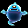 boo blått spøkelse symbol