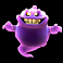 boo lilla spøkelse symbol
