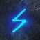 odin lightning blitz blå runestein symbol