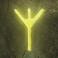 odin lightning blitz gul runestein symbol