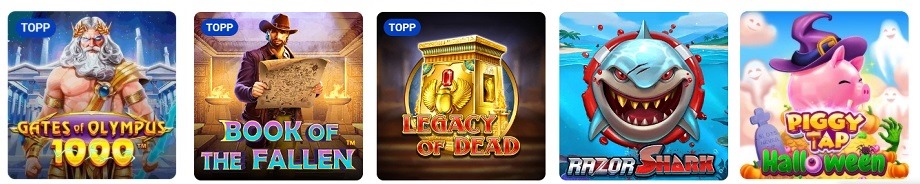 rocketspin casino spilleautomater