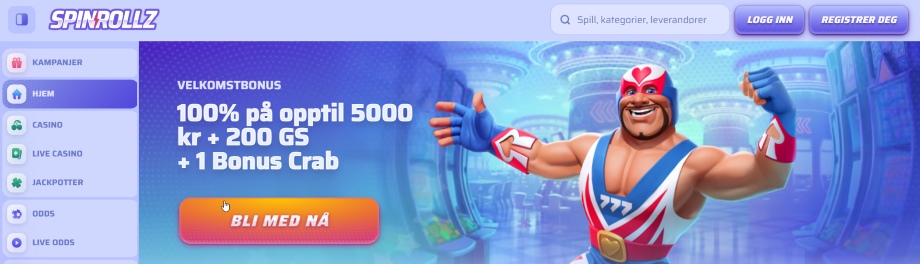 spinrollz casino anmeldelse