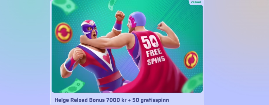 spinrollz casino helge reload bonus