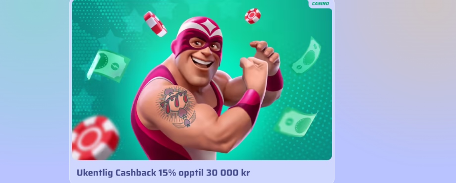spinrollz casino ukentlig cashback