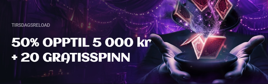 spins up casino tirsdag reload