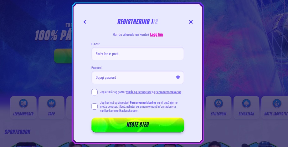 funbet casino registrering