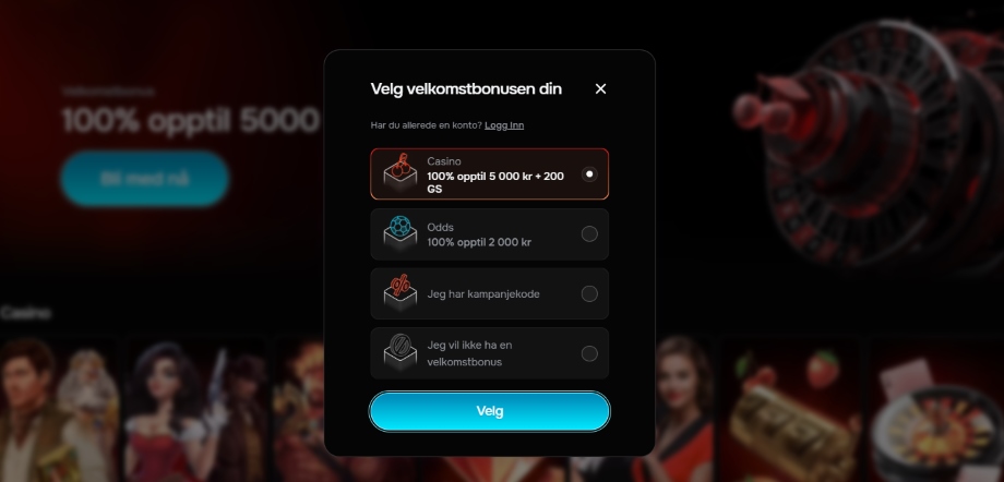 revolution casino registrering