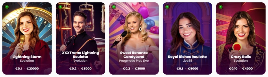 trickz casino live casino
