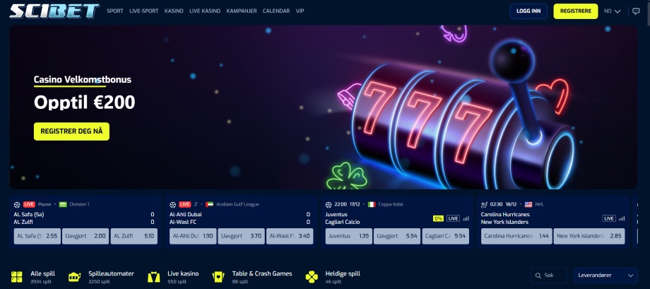 scibet casino anmeldelse