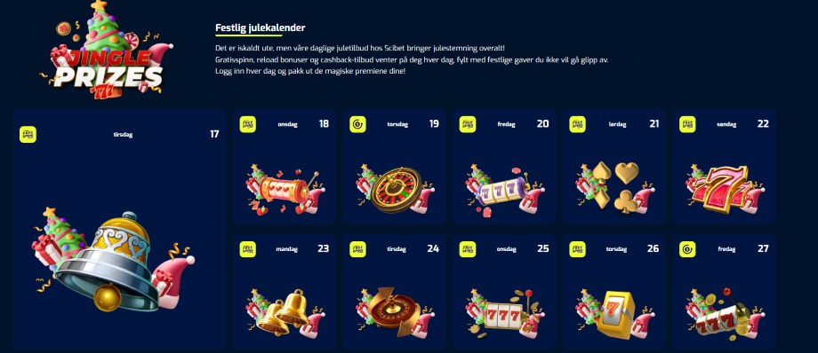scibet casino bonuser