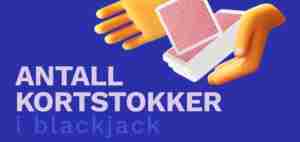 antall kortstokker blackjack