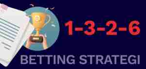 betting strategi 1-3-2-6 systemet