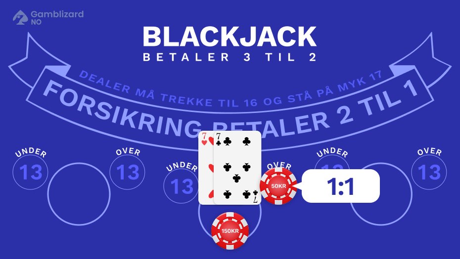 blackjack over under 13