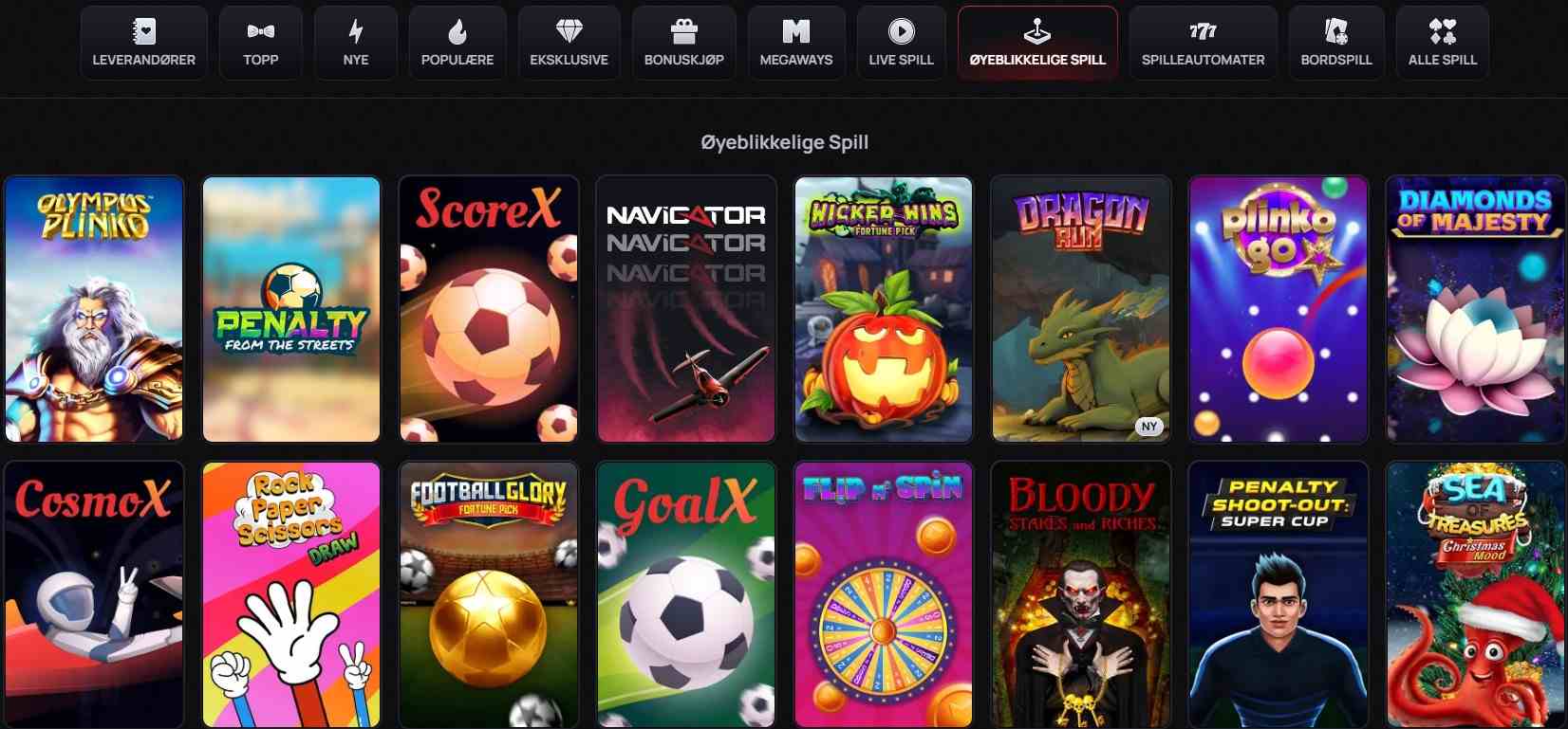 casinova instant game