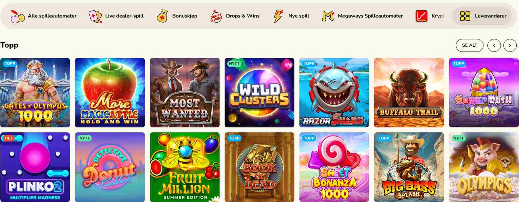 fat fruit casino lobby