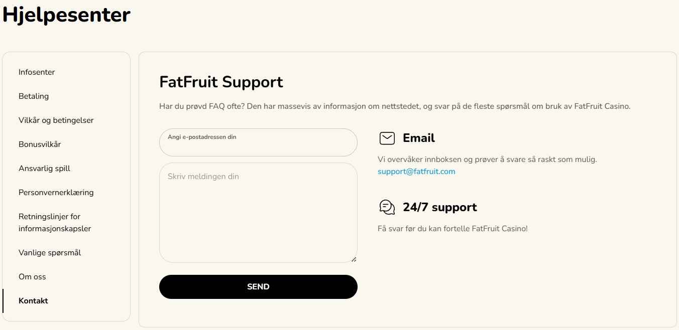 fat fruit casino support