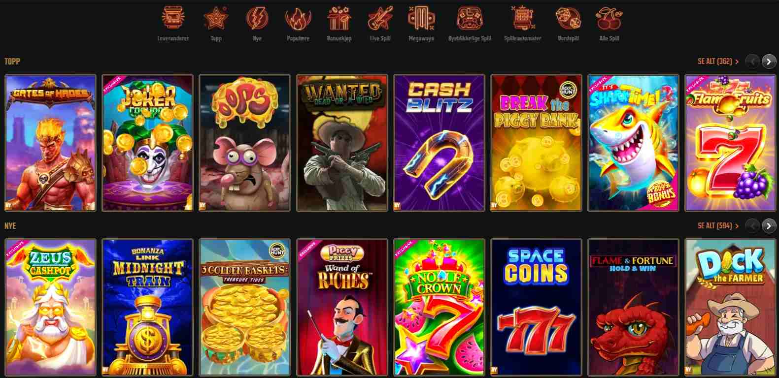gransino games