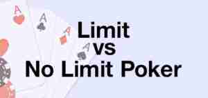 limit vs no limit poker