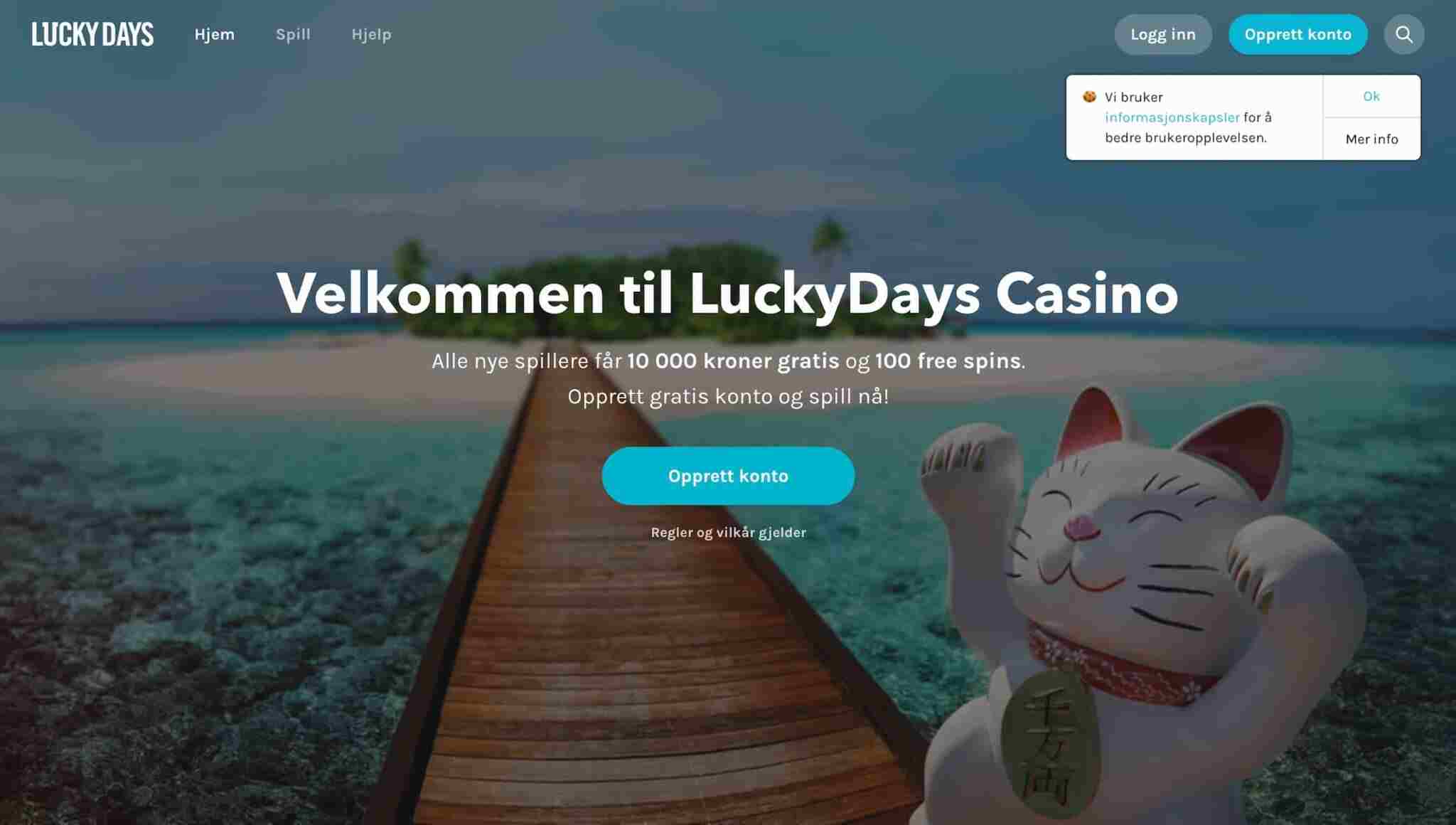 lucky days velkomstbonus
