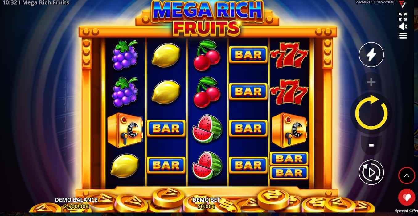 mega rich fruits spilleautomater
