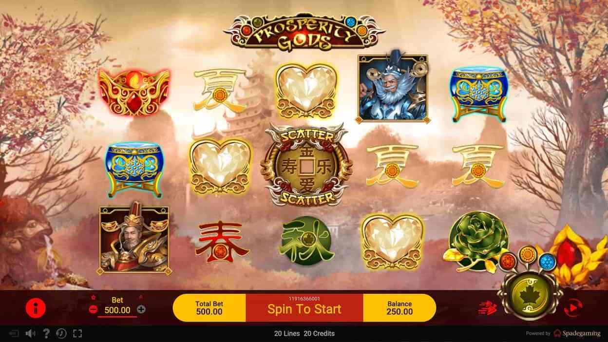 prosperity gods spilleautomater