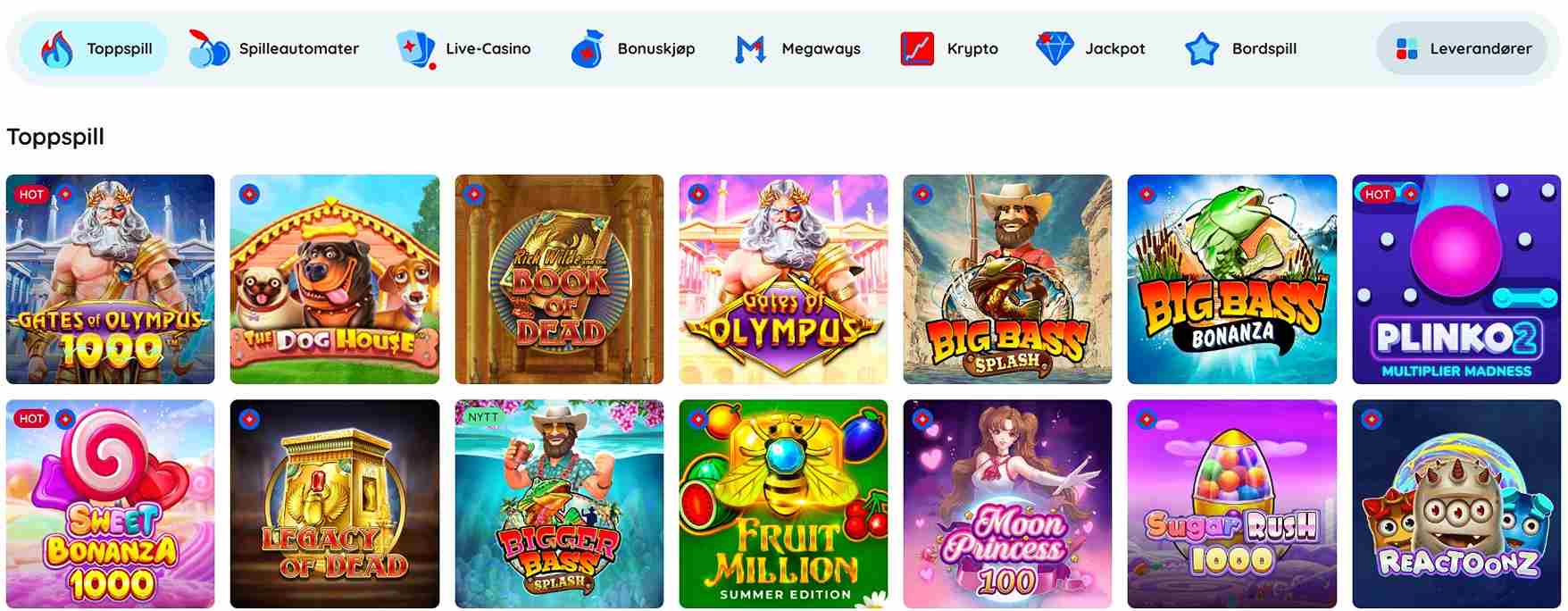 rooli casino games