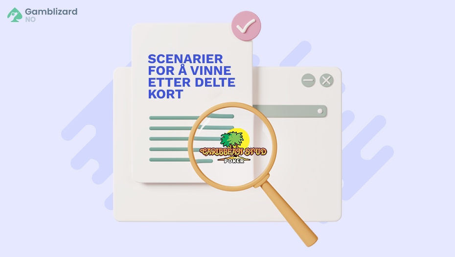 scenarier for å vinne etter delte kort